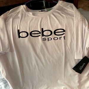 Bebe NWT jersey tee, plus size